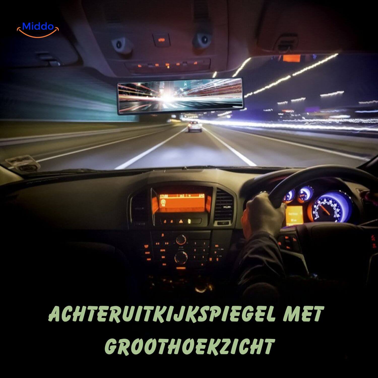 ClearView Spiegel met helder zicht en nachtzicht technologie www.middo.nl