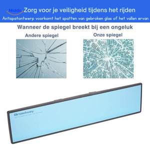 ClearView Spiegel met verbeterde zichtbaarheid voor veilige rit www.middo.nl