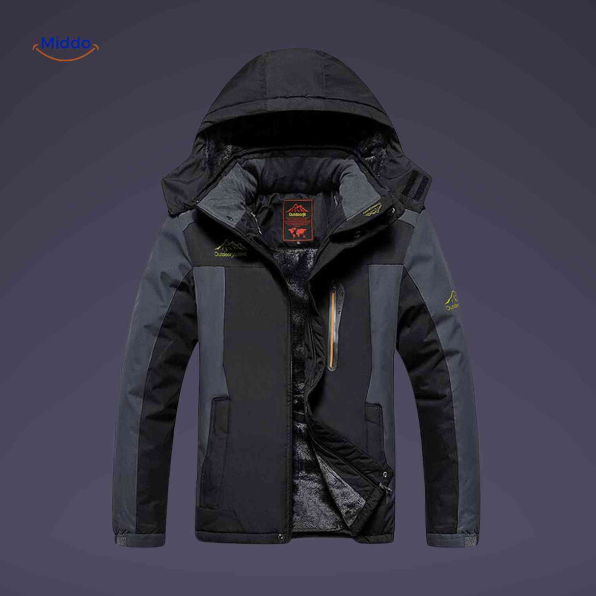 Coldura Jas geisoleerde outdoorjas met ritszakken www.middo.nl