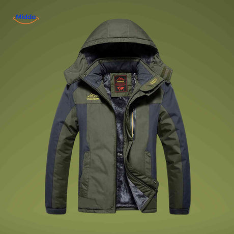 Coldura Jas winddichte outdoor winterjas met capuchon www.middo.nl
