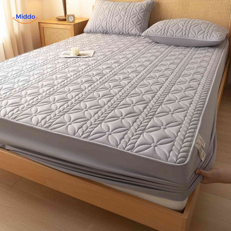 Comfortora Bedhoes elastische hoeken rekbare matrasbeschermer www middo.nl