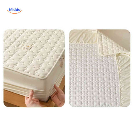 Comfortora Bedhoes gewatteerde toplaag elastische hoeken www middo.nl