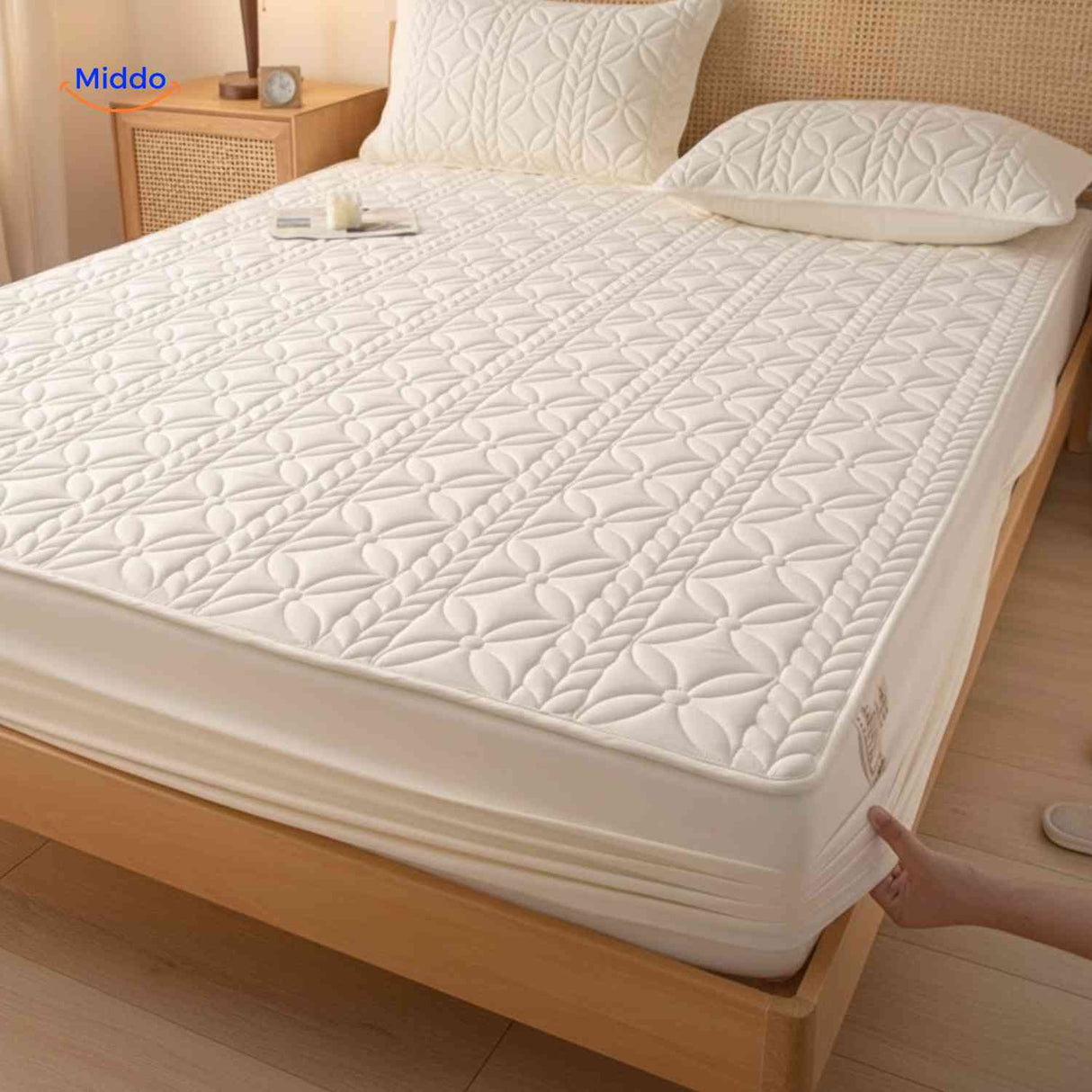 Comfortora Bedhoes luxe gequilte matrasbeschermer www.middo.nl