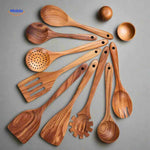 Cookora Spatelset klassieke houten keukenset natuurlijk www.middo.nl