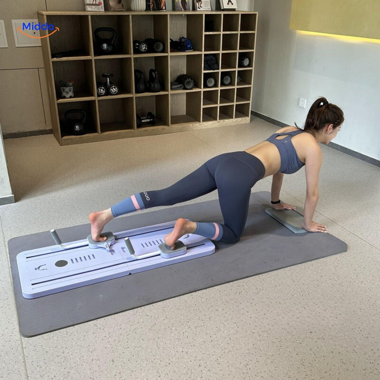 CoreFlex Fitnessbord core stabiliteit oefening positie www.middo.nl