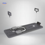 CoreFlex Fitnessbord zwarte uitvoering met hendels www.middo.nl