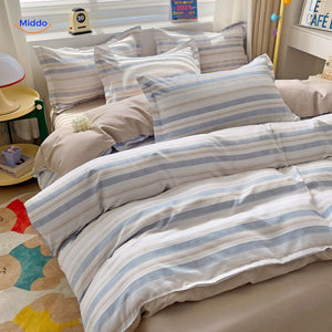 CottonNest™ | Katoenen Beddengoed voor Moeder & Baby, 4-delige Set