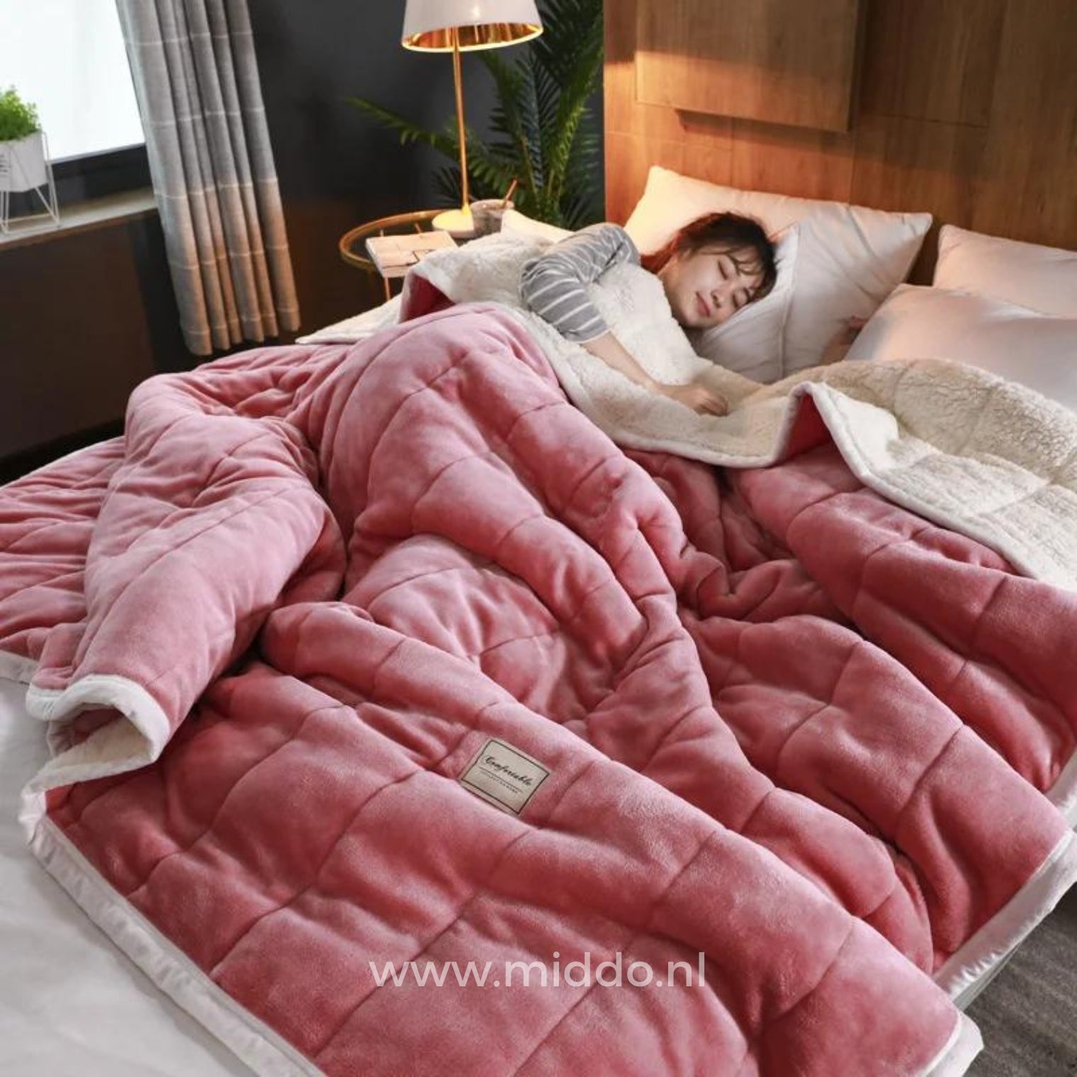 CozyFleece™ La couverture en laine moelleuse : chaude et confortable pour les nuits d'automne et d'hiver ! 