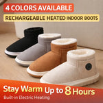 Four colors available rechargeable heated indoor boots collection