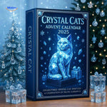 CrystalPaws Adventskalender hyphenated kristallen kat op boekenkast www.middo.nl