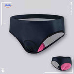 Cyclira Fietsbroek dames fiets slip donkerblauw met gel pad www.middo.nl