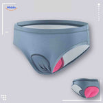 Cyclira Fietsbroek dames fiets slip grijs met gel pad www.middo.nl