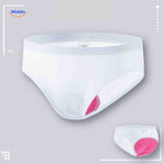 Cyclira Fietsbroek dames fiets slip wit met gel pad www.middo.nl