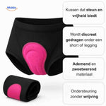 Cyclira Fietsbroek dames gel fietsondergoed met ondersteuning www.middo.nl
