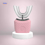 Dentora Tandenborstel automatische elektrische u vorm roze www.middo.nl