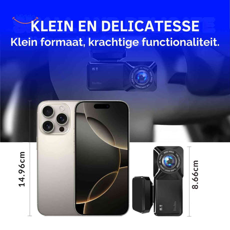 DriveGuard Dashcam compacte dashcam klein formaat krachtig www.middo.nl