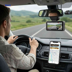 DriveGuard Dashcam dashcam installatie auto voor en achter camera www.middo.nl