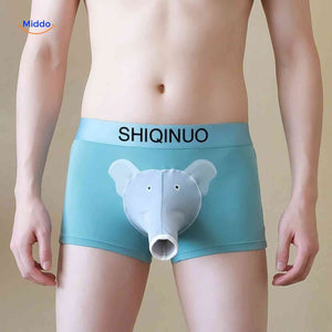 Elephanto Boxershort boxershort heren olifant voorkant www.middo.nl