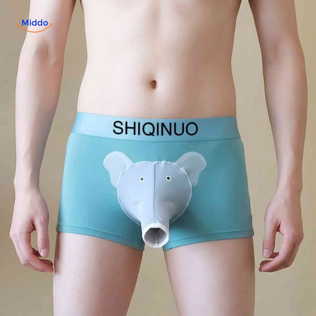 Elephanto Boxershort boxershort heren olifant voorkant www.middo.nl