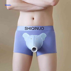Elephanto Boxershort boxershort olifant detail vooraanzicht www.middo.nl