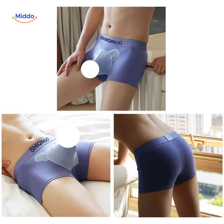 Elephanto Boxershort elastische boxershort achterkant pasvorm www.middo.nl