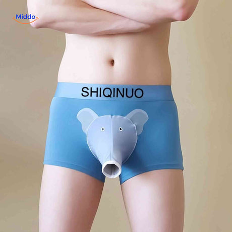 Elephanto Boxershort heren boxer olifant 3d effect www.middo.nl