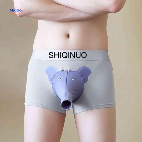 Elephanto Boxershort heren boxer olifant print uniek www.middo.nl