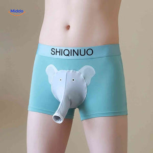 Elephanto Boxershort heren boxershort olifant 3d design www.middo.nl