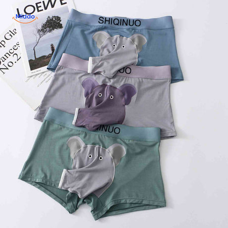 Elephanto Boxershort heren boxershorts meervoudig olifant www.middo.nl