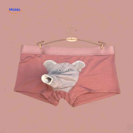 Elephanto Boxershort naadloze boxershort olifant voorkant www.middo.nl