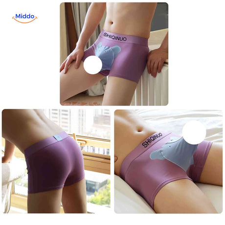 Elephanto Boxershort olifant boxershort stretch pasvorm www.middo.nl