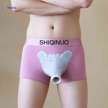 Elephanto Boxershort onderbroek olifant design speels www.middo.nl