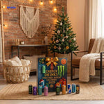 Energibox Adventkalender energy drinks adventskalender feestelijk opgesteld www.middo.nl