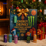 Energibox Adventkalender energy drinks adventskalender met kerstdecor www.middo.nl