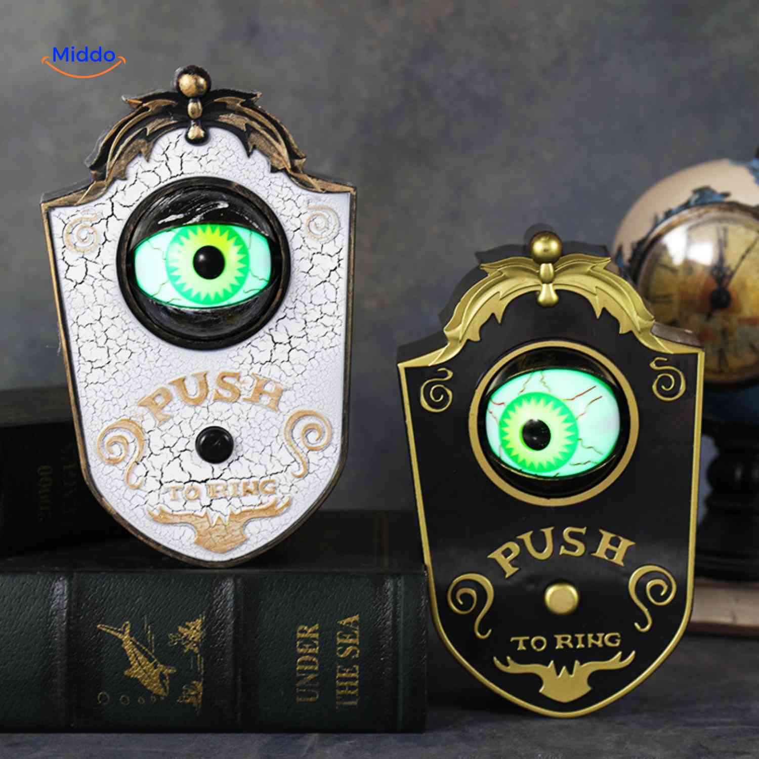 Eyeglow™ Deurbel | Luminieus, Geluidseffecten & Halloween Decor