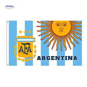 Flagora Vlaggen argentinie vlag afa logo voetbal www.middo.nl