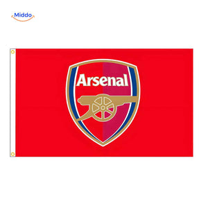 Flagora Vlaggen arsenal vlag clublogo supporters www.middo.nl
