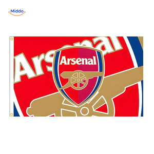 Flagora Vlaggen arsenal vlag groot logo design www.middo.nl
