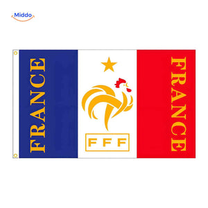 Flagora Vlaggen frankrijk vlag fff logo voetbal www.middo.nl