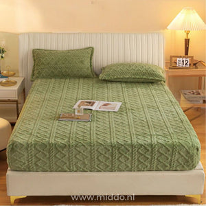 Fleece Hoeslaken + Gratis Kussenslopen | Super Comfortabel en Zacht!