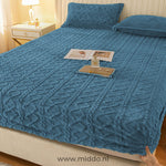 Fleece Hoeslaken + Gratis Kussenslopen | Super Comfortabel en Zacht!