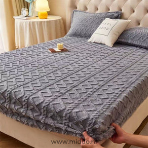 Fleece Hoeslaken + Gratis Kussenslopen | Super Comfortabel en Zacht!