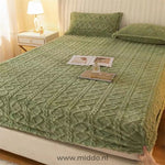 Fleece Hoeslaken + Gratis Kussenslopen | Super Comfortabel en Zacht!