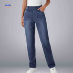 Flexiva Jeans dames comfort fit donkerblauw www.middo.nl