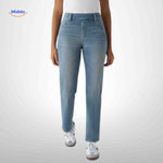 Flexiva Jeans dames high rise lichtblauw denim www.middo.nl
