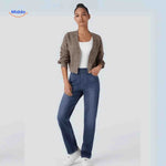 Flexiva Jeans dames high waist comfort fit blauw www.middo.nl