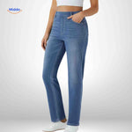 Flexiva Jeans dames slim fit lichtblauw stretch www.middo.nl