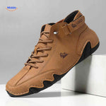 Flexura Schoenen bruin leren heren sneakers duurzaam www.middo.nl