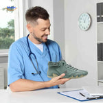 Flexura Schoenen groen leren herenschoenen arts aanbevolen www.middo.nl