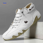 Flexura Schoenen wit leren heren sneakers stijlvol www.middo.nl